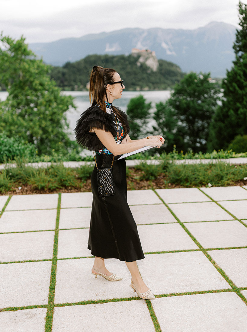 Wedding planner providing calm guidance during Lake Bled wedding planning